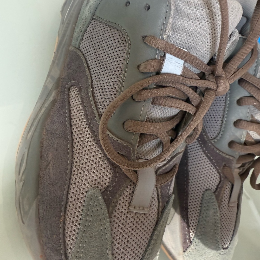 Yeezy Gray and Brown Sneakers - Picture 3 of 6